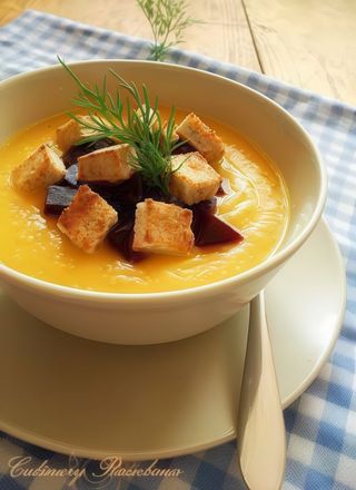 CREMA DI VERDURE E CROSTINI FATTI IN CASA