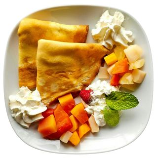 Naleśniki z serkiem waniliowym