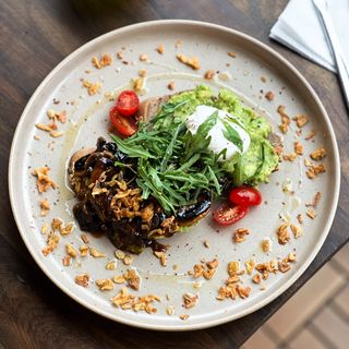 Toast aux champignons