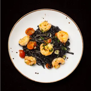 Linguine con Gamberi min.400g