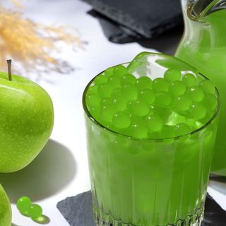 Green Apple Fruity Boba Tea