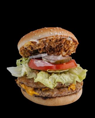 Double чікен бургер 