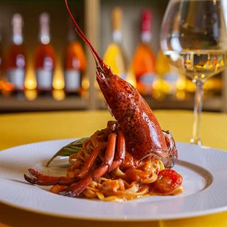 Fettuccine con medio Bogavante (300 gramos aprox)