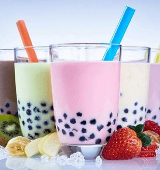Bubble tea с мляко
