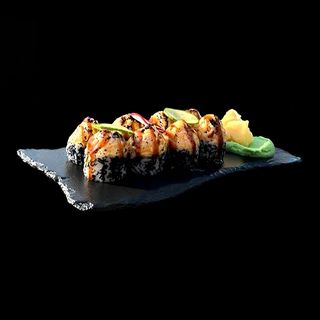 Запечений рол з лососем