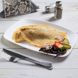 Naleśnik z kurczakiem i szpinakiem