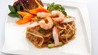 Spaghetti soia Gamberi