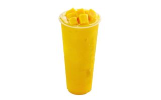 Mango milk tea芒果泡粉介意勿点