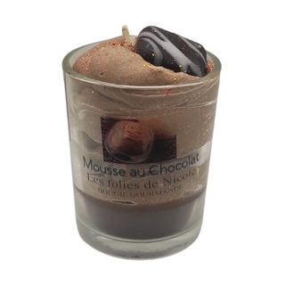 Vela Gourmet Pequeña Mousse de Chocolate