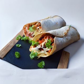 Shawarma poulet avec frites