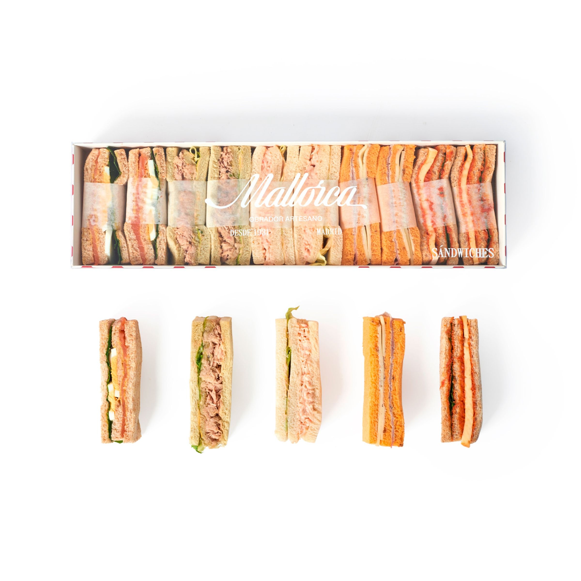 Caja sándwiches clásicos - 10 unidades
