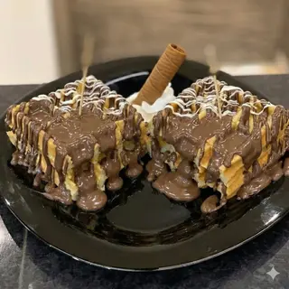 Gaufres Chocolat fondue
