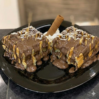 Gaufres Chocolat fondue