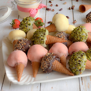 Mini conetti gelato - Gusti misti