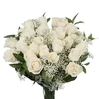 Ramo 24 Rosas Blancas