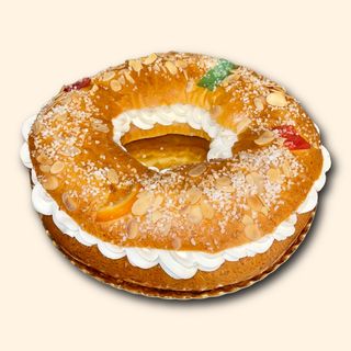 Roscón de Reyes 1/4 Con Relleno