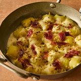 Gnocchi Molto Molto Gorgonzola Con Jamón Ibérico