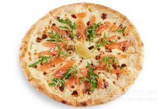 Піца з лососем (500г)