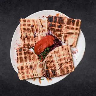 Arayes pui și mozzarella