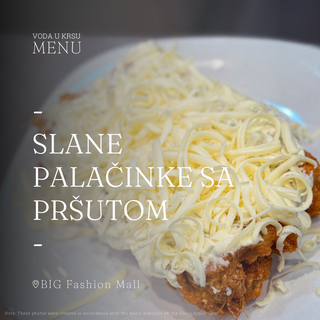 Slane palačinke sa pršutom