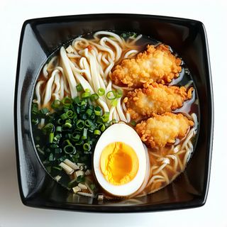 Miso ramen con karaage