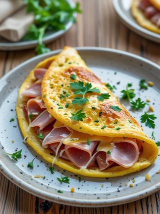 Omelette Jambon De Dinde