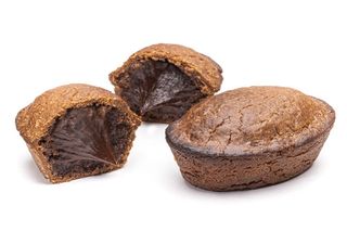 Pasticciotto con frolla al cioccolato e crema al cioccolato