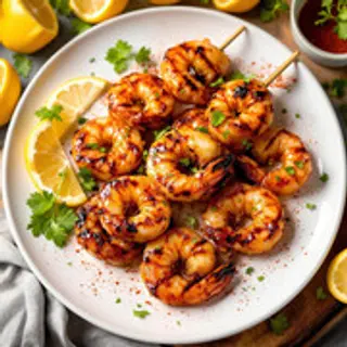 Brochettes De Crevettes