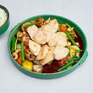 Talerz + ryż - Kurczak