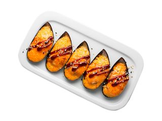 Мидии запеченные