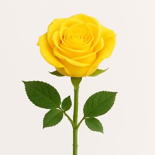 Rose Naturelle Jaune Soleil