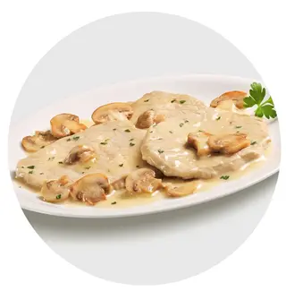 Scalopina funghi pui
