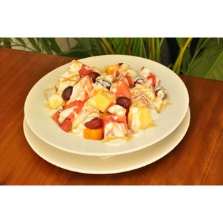 Fruit Salad with Yoghurt. Nuts and  Honey