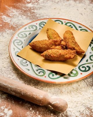 Fiori di zucca ripieni - 4 pezzi