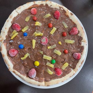 Pizza de M&M's