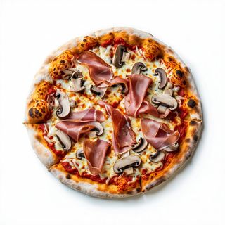 Prosciutto e funghi