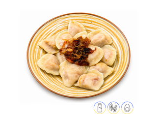 Empanadas hervidas con repollo