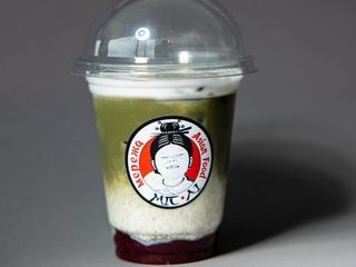 Матча малинова на кокосовому молоці (350ml)
