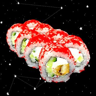 Рол Каліфорнія в ікрі з вугрем (260г)