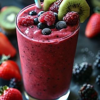 Jus fruits rouges