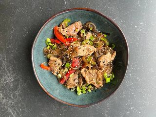 Фунчоза з телятиною