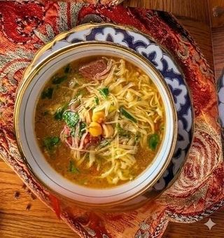 СУП ЛАПША С БАРАНИНОЙ
