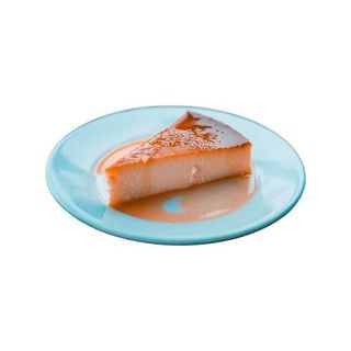 Flan con dulce de leche