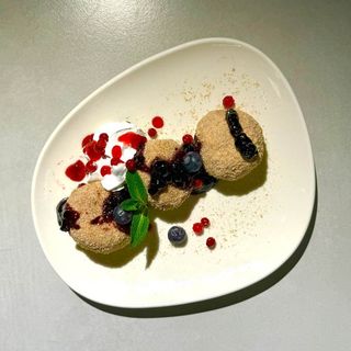 Gomboti cu prune si dulceata de afine 300g