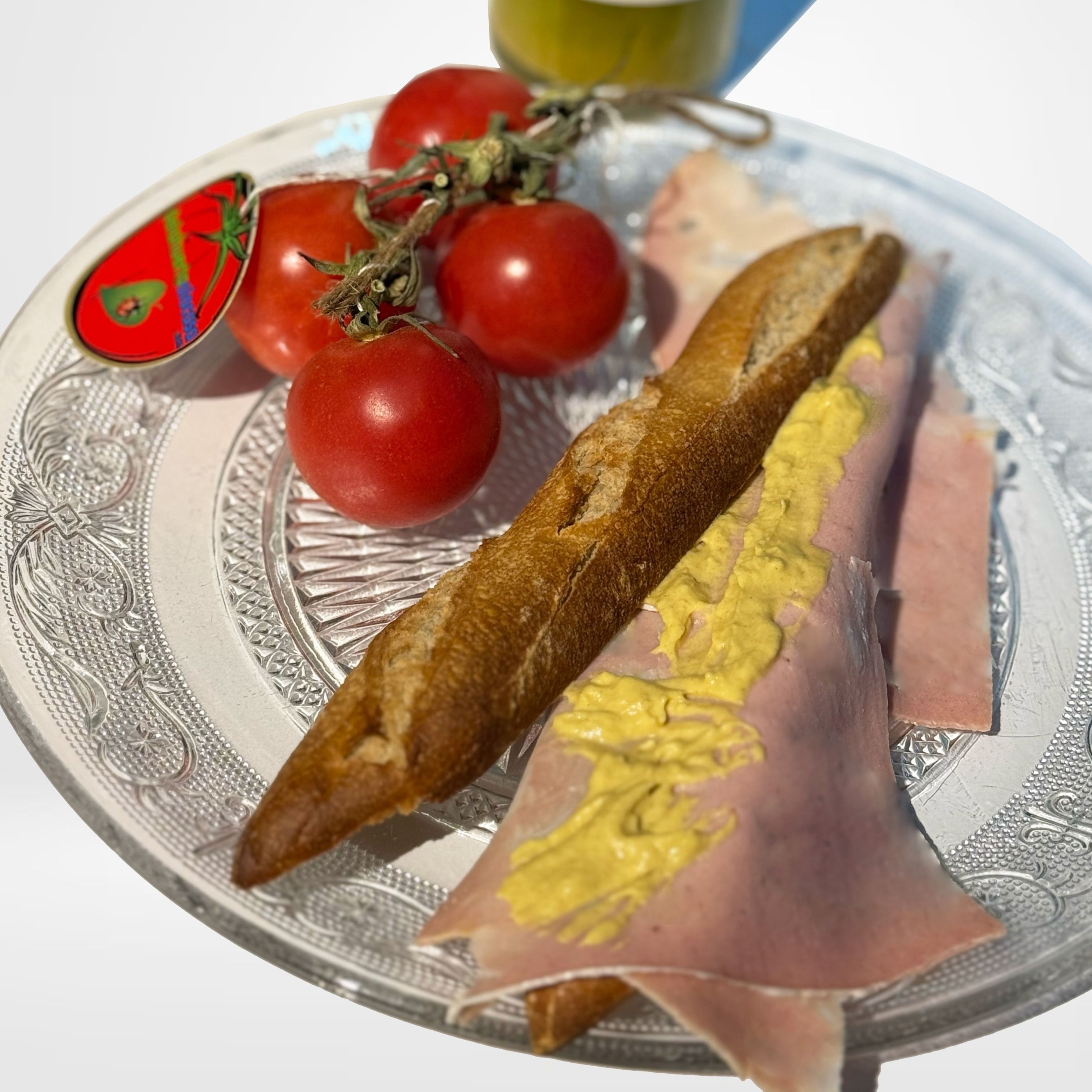 Bocatín o Bocadillo de Pavo y Mostaza
