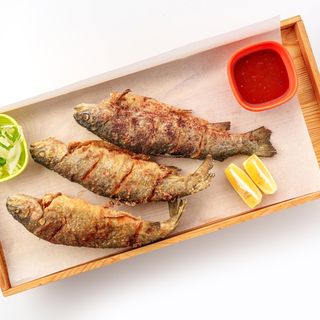 Форель жареная 