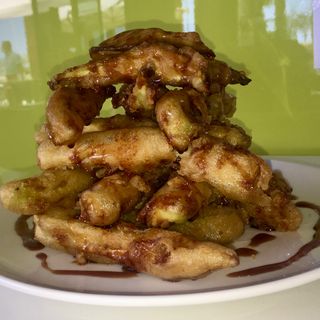 Berenjenas Crujientes Con Miel