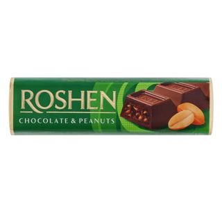 Батончик Roshen з арахісовою начинкою шоколадний, 38г