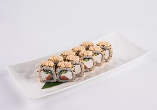 Аляска запеченный с лососем