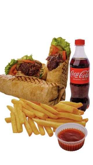 Шаурма з телятиною комбо  (XL)